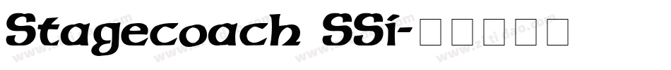 Stagecoach SSi字体转换